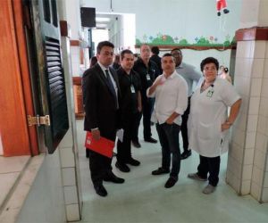 Vistoria do MPE constata que há risco de parte do teto do Hospital Infantil desabar