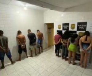 Operação policial resulta em oito pessoas presas em Floriano