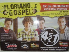 Será realizado em outubro o evento Floriano Gospel