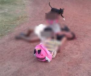 Mulher fica ferida após receber facadas na frente dos filhos