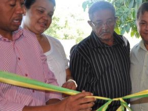 Inauguração do núcleo tecnológico e biblioteca municipal