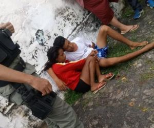 Casal de jovens é preso acusado de roubo em Parnaíba
