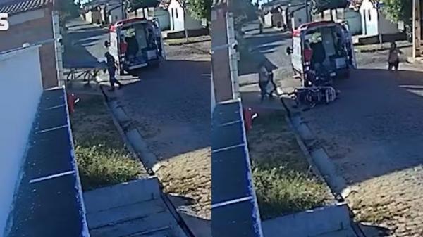 Paciente cai de maca ao ser levado para ambulância do Samu no PI