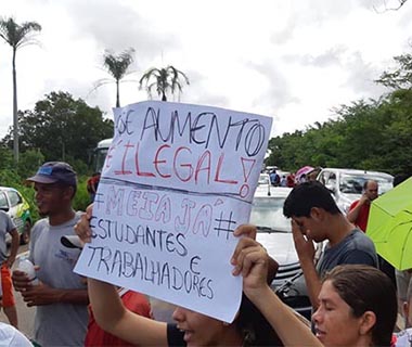 Governo suspende reajuste na tarifa de ônibus de R$ 4,00 para Altos