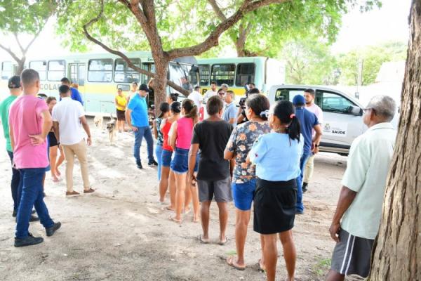 Prefeitura de Floriano inicia entrega de cestas b&aacute;sicas da Semana Santa(Imagem:Secom)