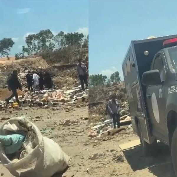 Ossada humana é encontrada dentro de caixão em lixão no Litoral do Piauí
