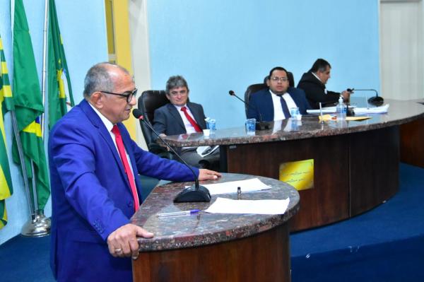 Vereadores: Salom&atilde;o Holanda, Edvaldo Ara&uacute;jo, Dessim Almeida e Davi Oka.(Imagem:CMF)