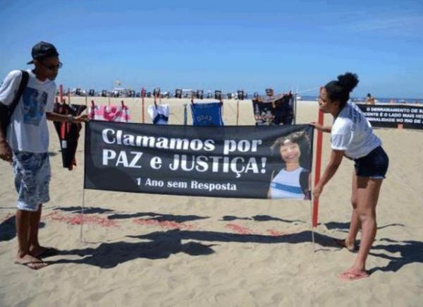 Ato lembra mais de 40 crianças mortas em tiroteios no Rio