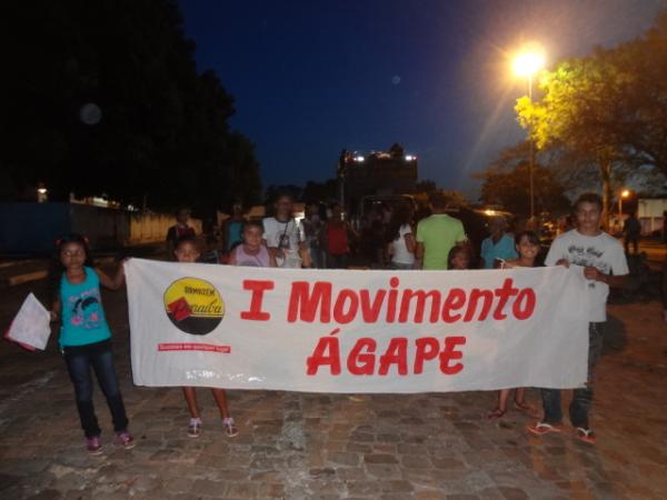  I Movimento &Aacute;gape em Floriano.(Imagem:FlorianoNews)