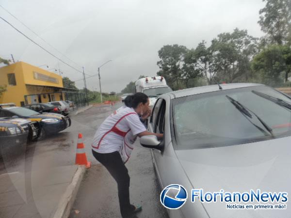 Rotary Club, PRF e Secretaria de Sa&uacute;de realizam campanha de tr&acirc;nsito em Floriano.(Imagem:FlorianoNews)