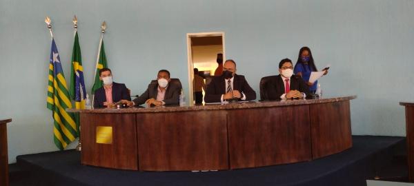 Vereador Magno Weverson toma posse na C&acirc;mara Municipal(Imagem:FlorianoNews)