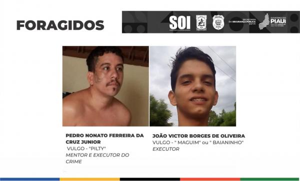 Esquema divulgado pela Secretaria de Seguran&ccedil;a do Piau&iacute; ? Mortes em S&atilde;o Raimundo Nonato(Imagem:Divulga&ccedil;&atilde;o)