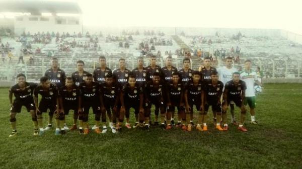 Amistoso entre Atletas do Futuro e Sampaio Corr&ecirc;a termina com empate em Floriano.(Imagem:FlorianoNews)