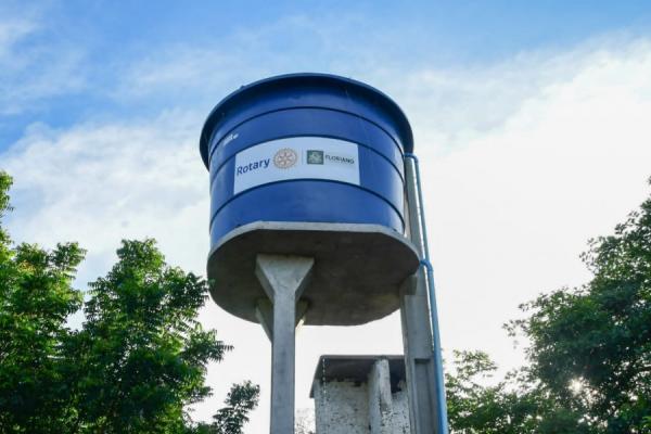 Realizada a entrega do Sistema Simplificado de &Aacute;gua na comunidade Pequi.(Imagem:Secom)