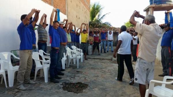 Sindicado dos Arrumadores de Floriano &eacute; contemplado com a&ccedil;&atilde;o preventiva em sa&uacute;de.(Imagem:SECOM)