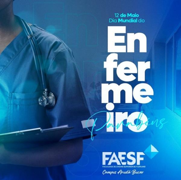 FAESF parabeniza profissionais da Enfermagem pelo dia 12 de maio
