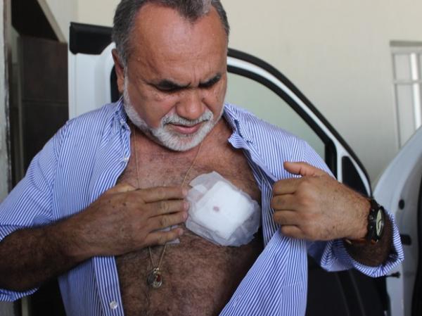 Delegado baleado recebe alta e fala do susto vivido em tentativa de assalto