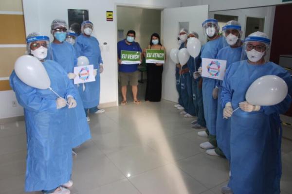 Casal internado com Covid-19 tem alta.(Imagem:Divulgação)