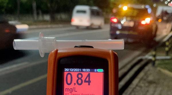 Durante Operação Natal 2021, PRF prende 05 pessoas sob efeito de álcool