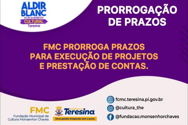 FMC amplia prazos para execu&ccedil;&atilde;o e presta&ccedil;&atilde;o de contas de projetos(Imagem:Divulga&ccedil;&atilde;o)