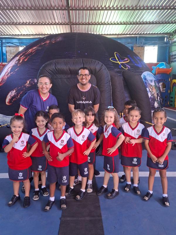  Planet&aacute;rio M&oacute;vel encanta alunos da Escola Pequeno Pr&iacute;ncipe em Floriano(Imagem:Divulga&ccedil;&atilde;o/EPP)