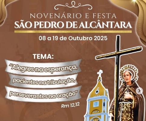 Festejo de São Pedro de Alcântara tem início nesta quinta-feira em Floriano