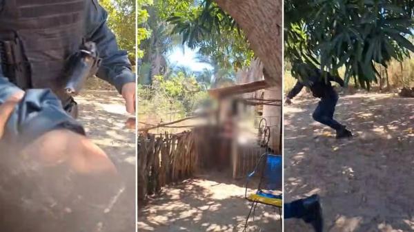 Suspeito em suposto surto esfaqueia PM e acaba baleado durante abordagem no Piauí; veja vídeo