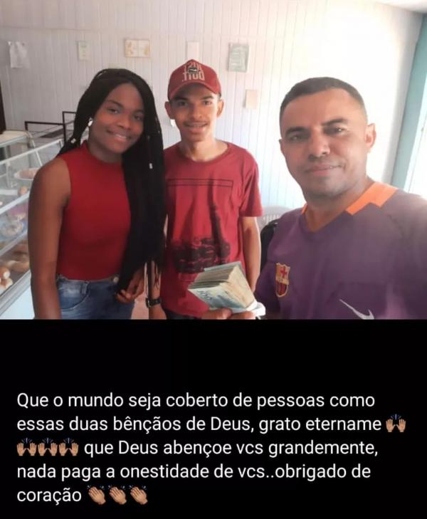 Dono de posto perde envelope com R$ 13 mil de salário de trabalhadores e recupera dinheiro após post