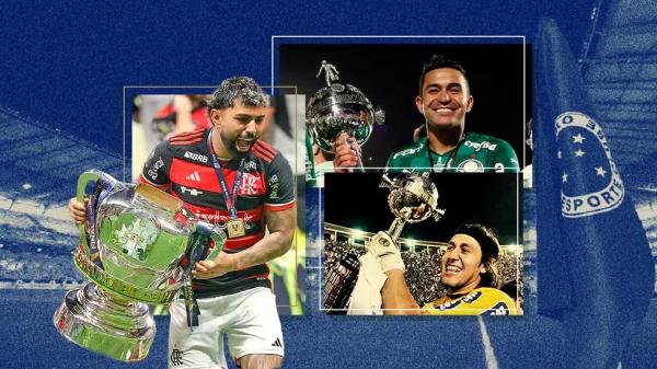 Cruzeiro agita mercado e reúne ídolos de Flamengo, Palmeiras e Corinthians com 40 taças em 15 anos