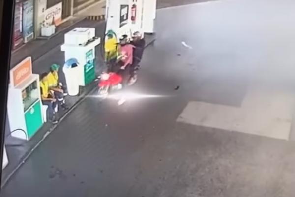 Dupla armada tenta assaltar posto de combustíveis e atira contra frentistas em Floriano