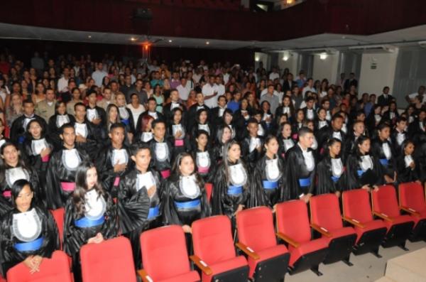 Solenidade de Cola&ccedil;&atilde;o de Grau dos Alunos concludentes do PRONATEC.(Imagem:Paulo Barros)