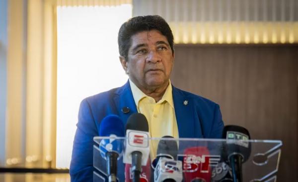 Ednaldo Rodrigues, presidente da CBF, anuncia a demiss&atilde;o do t&eacute;cnico Dorival J&uacute;nior.(Imagem:CBF)