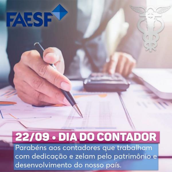 FAESF parabeniza parabeniza profissionais de contabilidade pelo seu dia