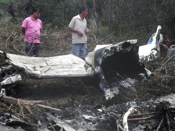  Aeronave com 30kg de coca&iacute;na cai na regi&atilde;o norte do Piau&iacute; e mata dois.(Imagem:Caetano Silva)