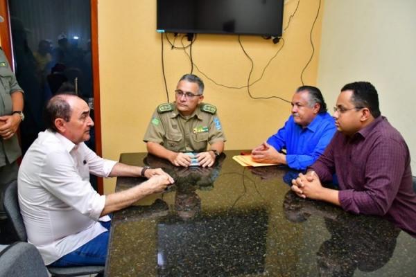 Sutran e 3&ordm; BPM renovam Conv&ecirc;nio de Fiscaliza&ccedil;&atilde;o e Controle de Tr&acirc;nsito em Floriano.(Imagem:Secom)