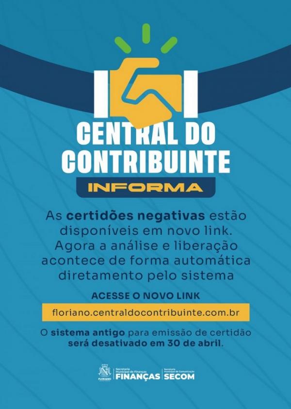 Central do Contribuinte inova na emissão de certidão negativa com novo sistema automatizado