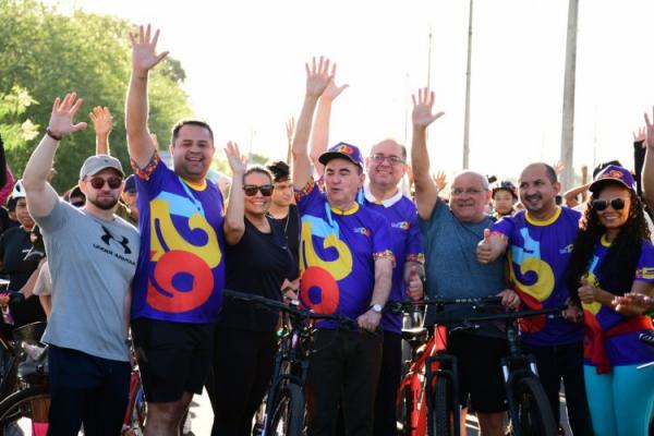 129 anos: Passeio cicl&iacute;stico re&uacute;ne cerca de 1.500 participantes nas comemora&ccedil;&otilde;es do anivers&aacute;rio de Floriano(Imagem:Secom)