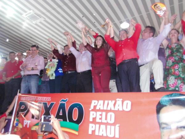 Convenção do PT lança candidatura de W.Dias para o governo do Piauí.(Imagem:FlorianoNews)