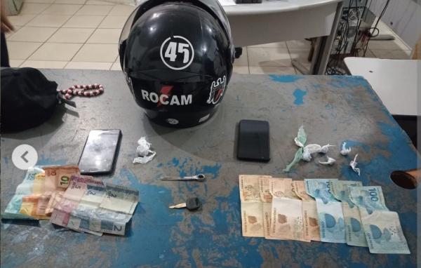 Tr&aacute;fico de drogas em Floriano: ROCAM efetua pris&atilde;o e conduz suspeitos &agrave; Central de Flagrantes(Imagem:Reprodu&ccedil;&atilde;o/Instagram )