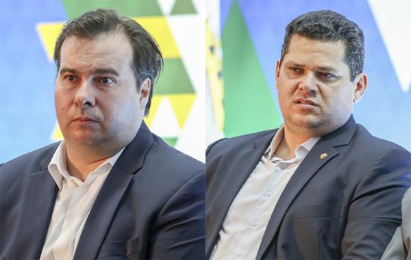 Maia e Alcolumbre criticam atitude de Bolsonaro por ir a ato