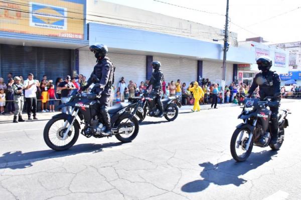 Desfile C&iacute;vico marca as comemora&ccedil;&otilde;es pela Independ&ecirc;ncia do Brasil em Floriano.(Imagem:Secom)