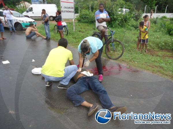 Homem morre ap&oacute;s ser atingido por trator em Floriano.(Imagem:FlorianoNews)