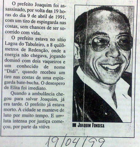 Julgamento da morte do prefeito de Redenção do Gurgueia é adiado a pedido de filha