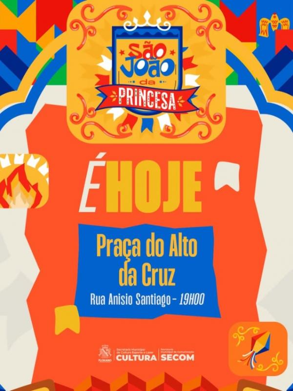 São João da Princesa anima moradores do Alto da Cruz nesta noite em Floriano