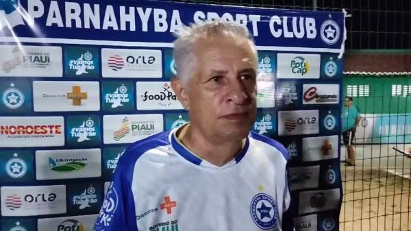 Após vitória na estreia, técnico do Parnahyba fala sobre críticas: "Direito do torcedor"