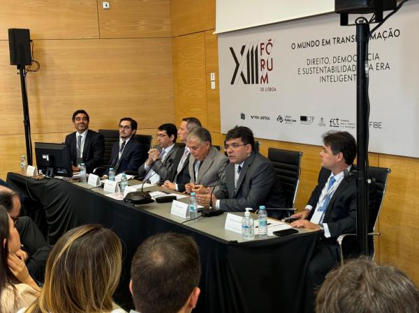 Durante Fórum de Lisboa, Rafael apresenta avanços tecnológicos do Piauí na área da segurança pública