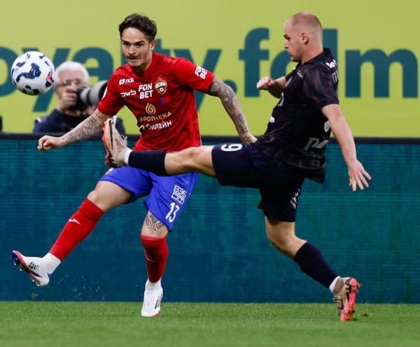 Khellven em a&ccedil;&atilde;o pelo CSKA, da R&uacute;ssia.(Imagem:Popov N./Divulga&ccedil;&atilde;o)