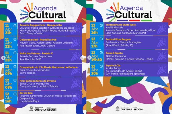 Fim de semana cultural agita Floriano com música, lazer e diversão(Imagem:Reprodução/Instagram)