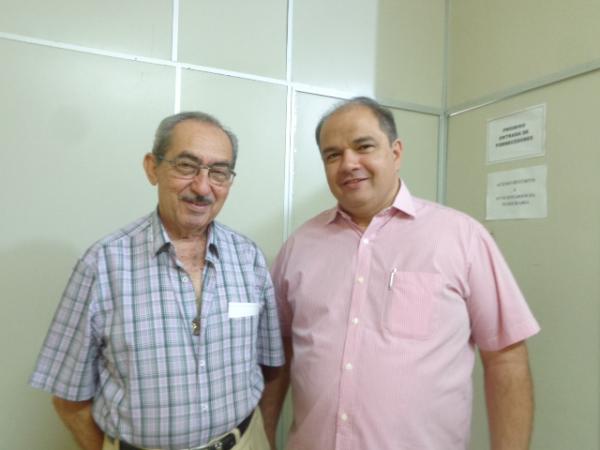 Secret&aacute;rios Gilberto Guerra e M&aacute;rcio Neiva.(Imagem:FlorianoNews)