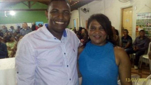 Juscinaldo Roseno da Silva, e sua vice, Francisca Lima.(Imagem:Piau&iacute;Noticias)